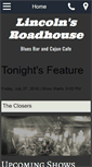 Mobile Screenshot of lincolnsroadhouse.com